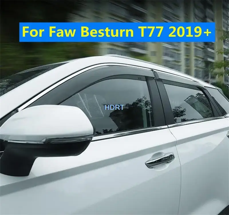 

Window Visor For Faw Bestune ( Besturn ) T77 2019-2021 Car Styling Sun Rain Guard Weathershilds Deflector Decoration Accessories