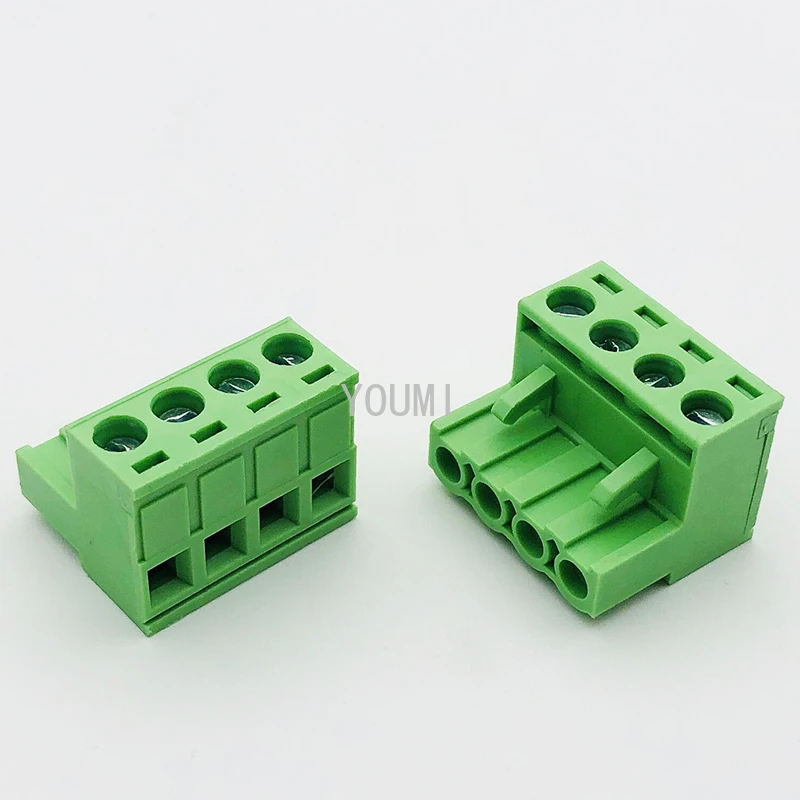 5sets Aerial Butt Welding Type 15EDGRK 5.08mm 2/3/4/5/6/7/8/10/12P Plug-in Terminal Block 5.08mm Pitch Male+Female Socket