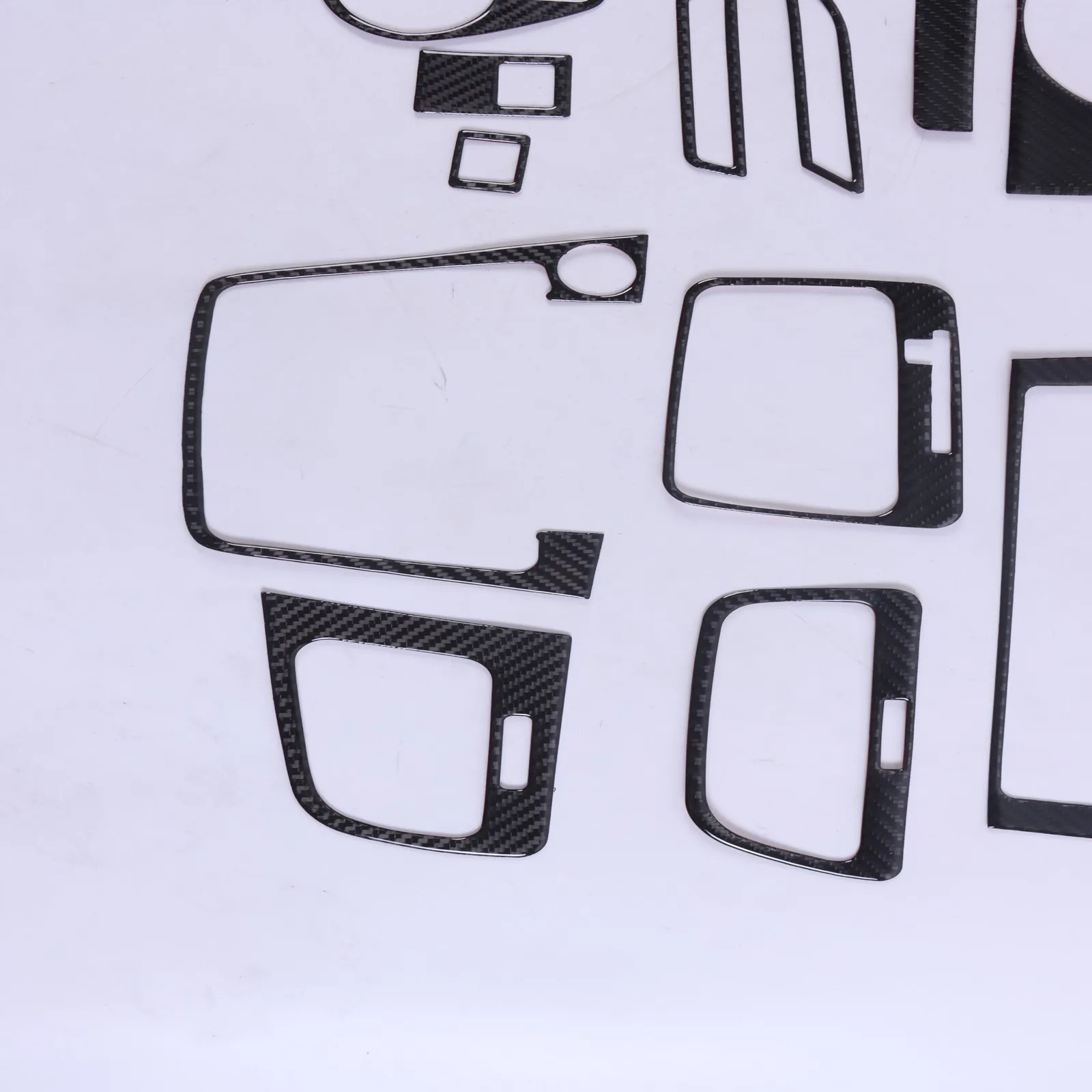 

15Pcs Carbon Fiber Interior Dashboard Cover Trim FOR Golf 7 GTI MK7 2014-2019 Auto Parts