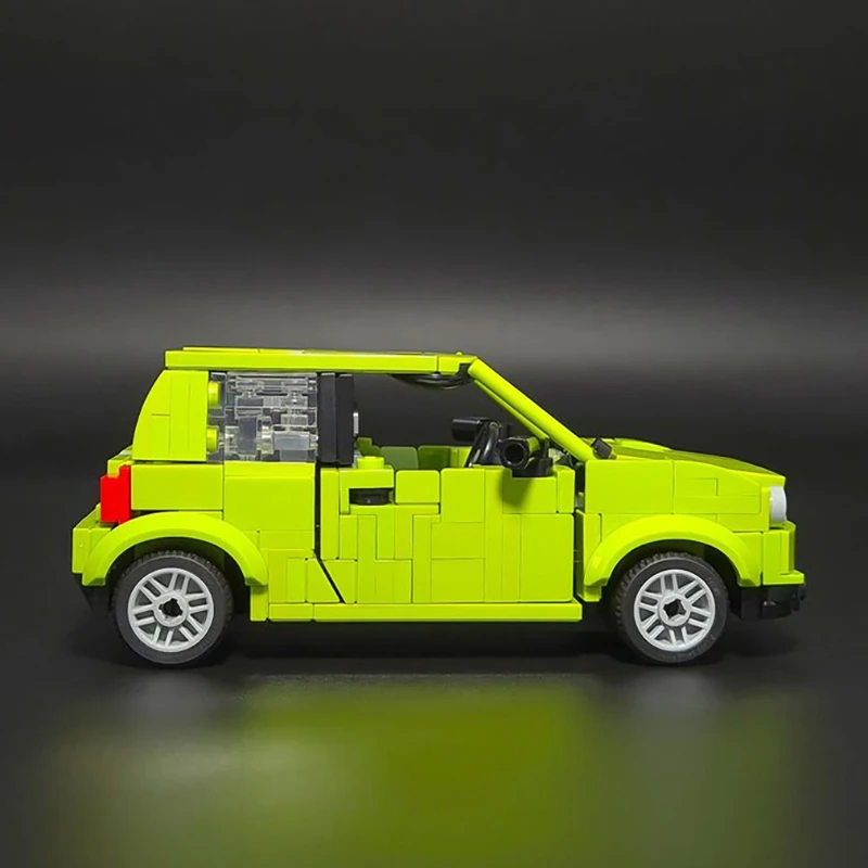 Klocki konstrukcyjne Moc, słynny model samochodu Speed Champions, technologiczne klocki, super samochód sportowy, zestaw do składania, prezent na święta, zabawka.