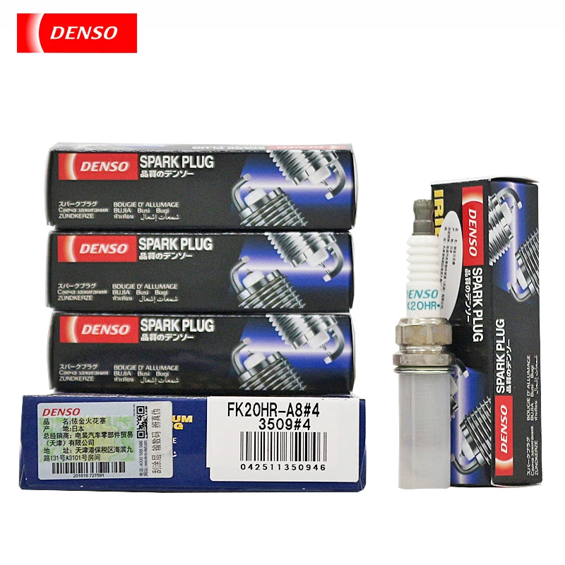 

DENSO Iridium platinum spark plug FK20HR-A8 3509 for Prado domineering runner through muzzle