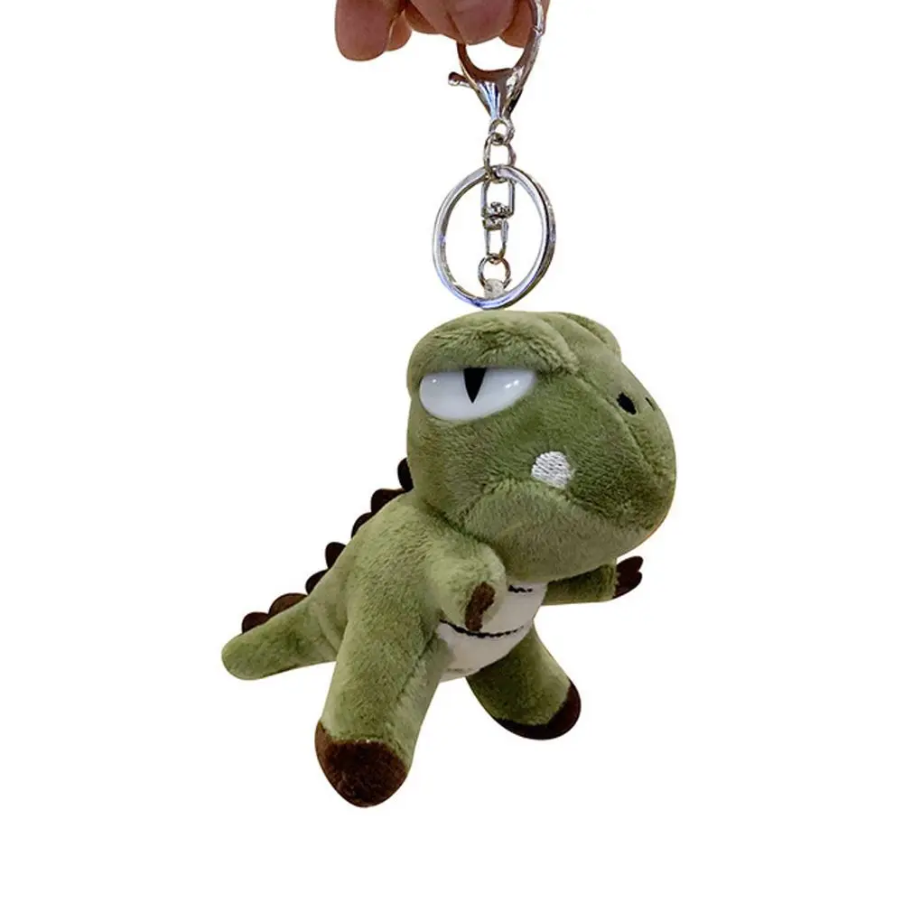 Accessories Car Key Ring Cartoon Doll Soft Toy Animal Dolls Backpack Pendant Plush Keyring Stuffed Toys Dinosaur Plush Keychain