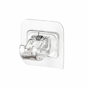 Ayarlanabilir kendinden yapışkanlı Perde Çubuk ve Klips, Klips, Kanca, Braket, duvar Braketi, Çubuktan Asılı-Raf-Depolama-4 Adet-6 Adet En iyi 10 ürün rehberi-no. 4