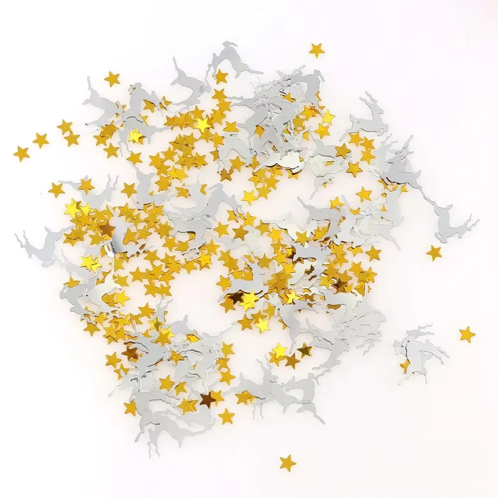 Glitzer Weihnachtsbaum Konfetti Alufolie Pailletten Weihnachten DIY Neujahr Zuhause Hochzeit Geburtstag Wurf Party Dekoration Lieferant – Detail 6