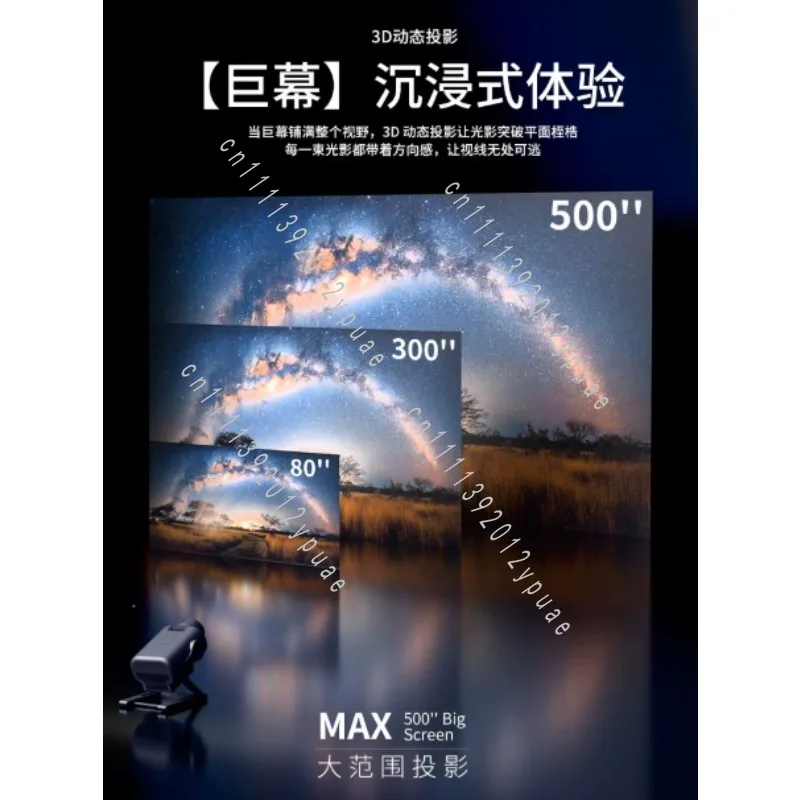 Stereo Holographic Starry Sky Projection Decor, Gypsy Bedroom 3D Dynamic Bedside Atmosphere Ornament