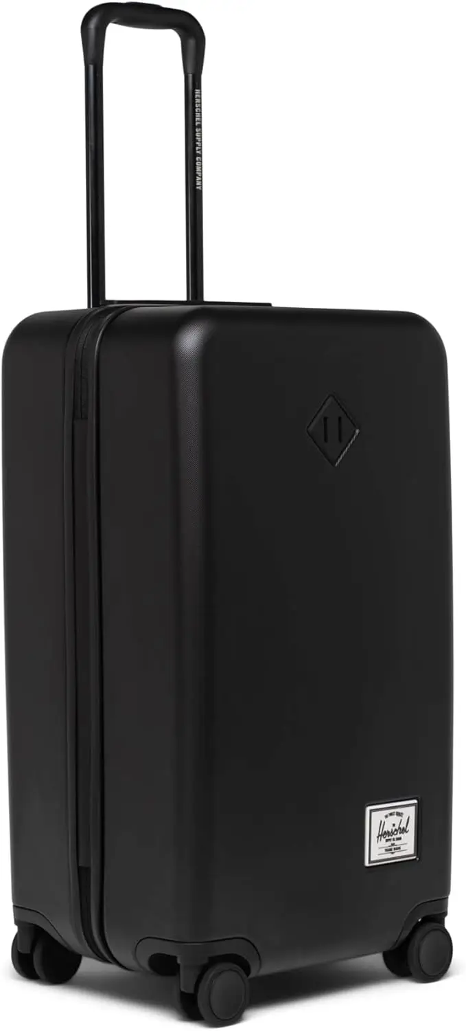 Supply Co. Heritage Hardshell Luggage, Black, Medium-27 Inch