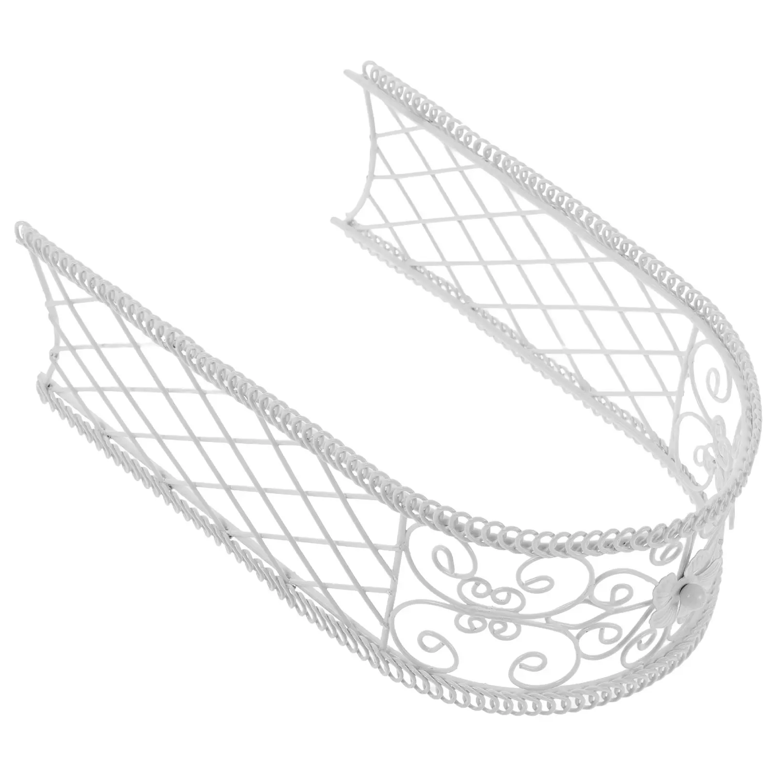 

Mini Wedding Arch Iron Design Romantic Party Decoration Dollhouse Archway DIY Craft Frame Wedding Scene Layout Prop