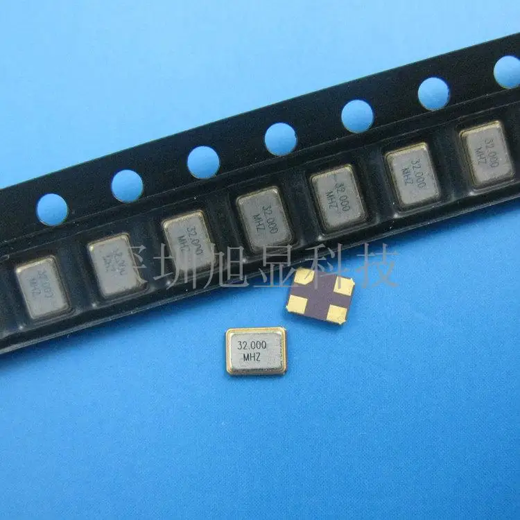 32MHZ imported brand new original SMD passive crystal oscillator metal surface 3225 packaging