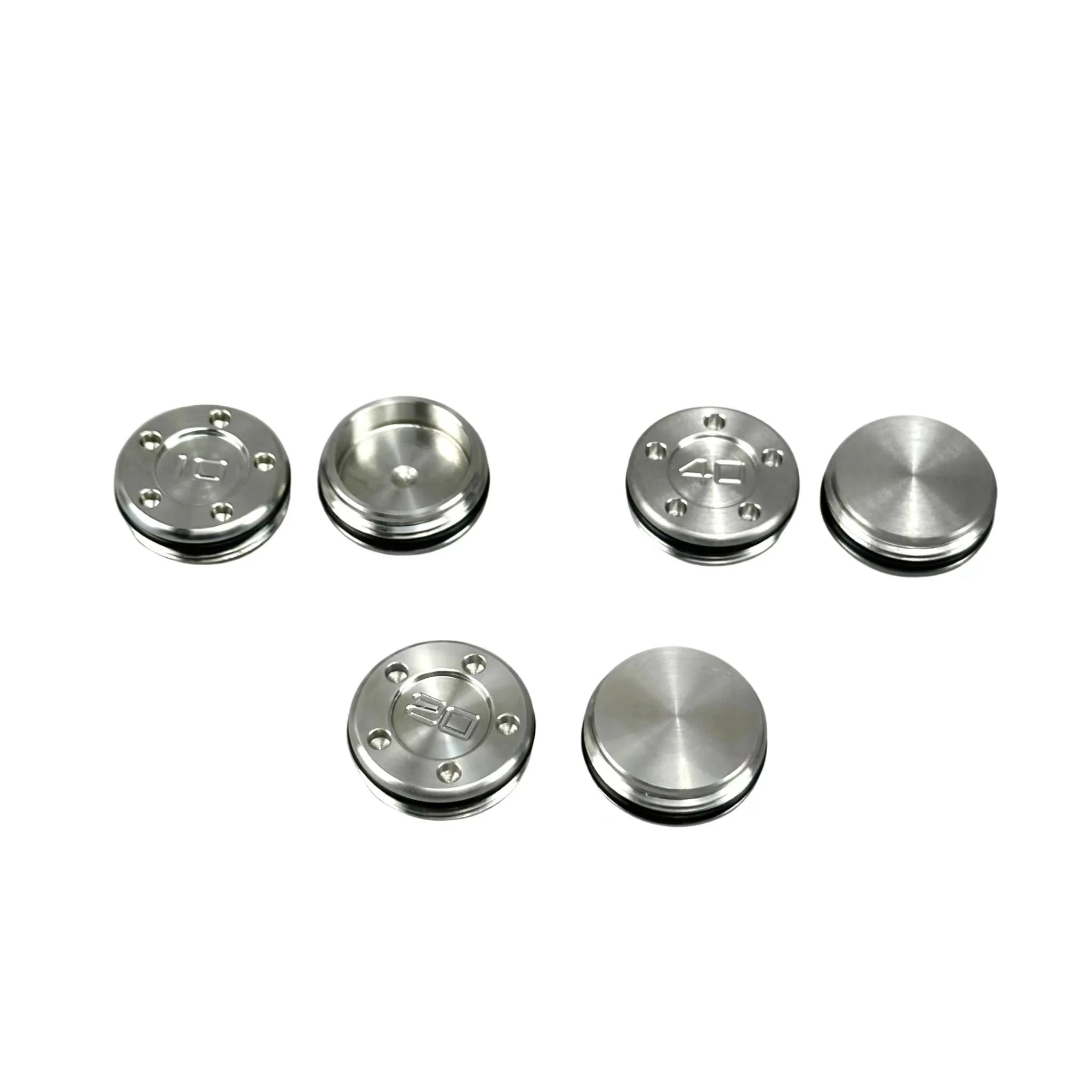 2pcs Silvery Golf Weight Custom Putter Screws Weights Compatible with Scotty Cameron Newport 5g/10g/15g/20g/25g/30g/35g/40g/45g