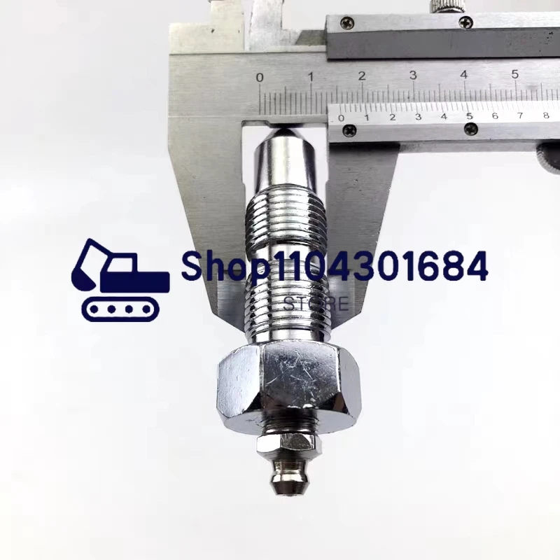 Kobelco SK 75 130 140 200 210 Track Tension Cylinder with Butter Head Screw Play Chain Nozzle Excavator Accessories