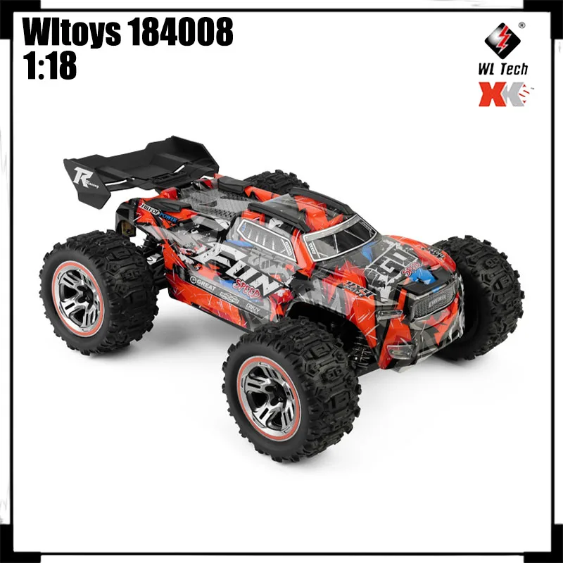 

Новый радиоуправляемый автомобиль Wltoys 1:18 184008 / 184008 b1 Бесщеточный электрический 4wd с дистанционным управлением, внедорожник, игрушка, детский подарок