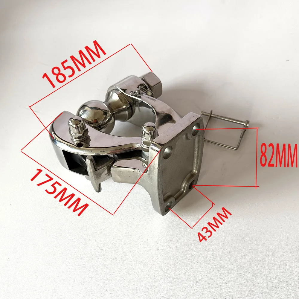 Universal Stainless Steel Off-Road Vehicle Trailer Hook Heavy Duty Car Towing Recovery Hook