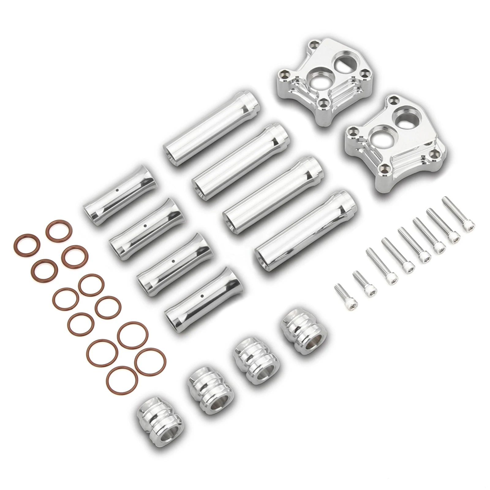 Pushrod Lifter Block Covers for Harley Twin Cam Road King street glide Fat Boy Softail Slim FLS Deuce FXSTD Street Bob