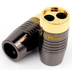HiFi Carbon Fiber 16mm Splitter Speaker Audio Power Cable Wire Adapter  Aluminum Alloy Splitter without the logo