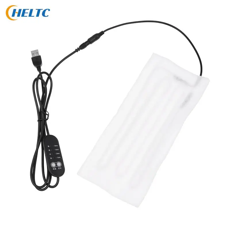 USB Heating Mat 5V Electric Heating Element Film Heater Pad  Warming Feet Heating Vest CoatCervical Pillow Switch Heating Sheet