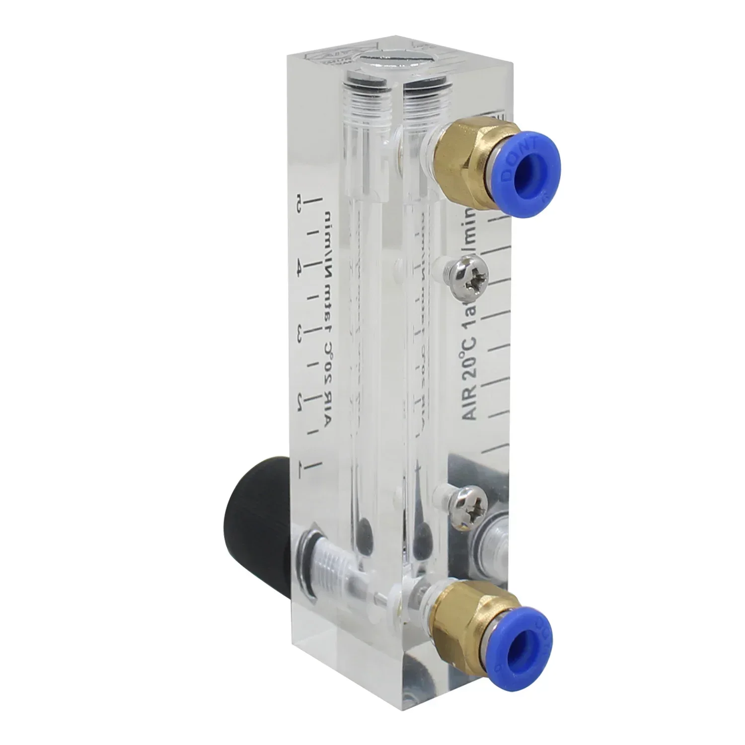 rotametro-a-corpo-in-acrilico-per-gas-e-aria-compressa-analizzatore-di-liquidi-e-acqua-1-pz-misuratore-di-portata-regolabile-da-pannello-con-valvola