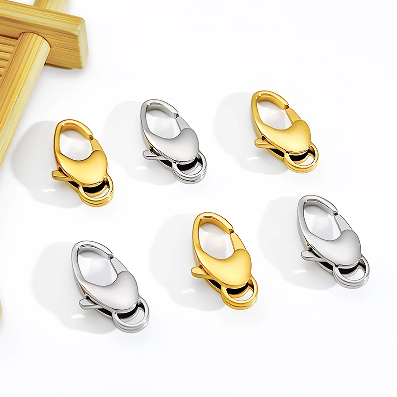 

Подвески из нержавеющей стали, застежки-лобстеры для изготовления браслетов, ожерелий, разъем, аксессуары для самостоятельного изготовления, фурнитура для ювелирных изделий