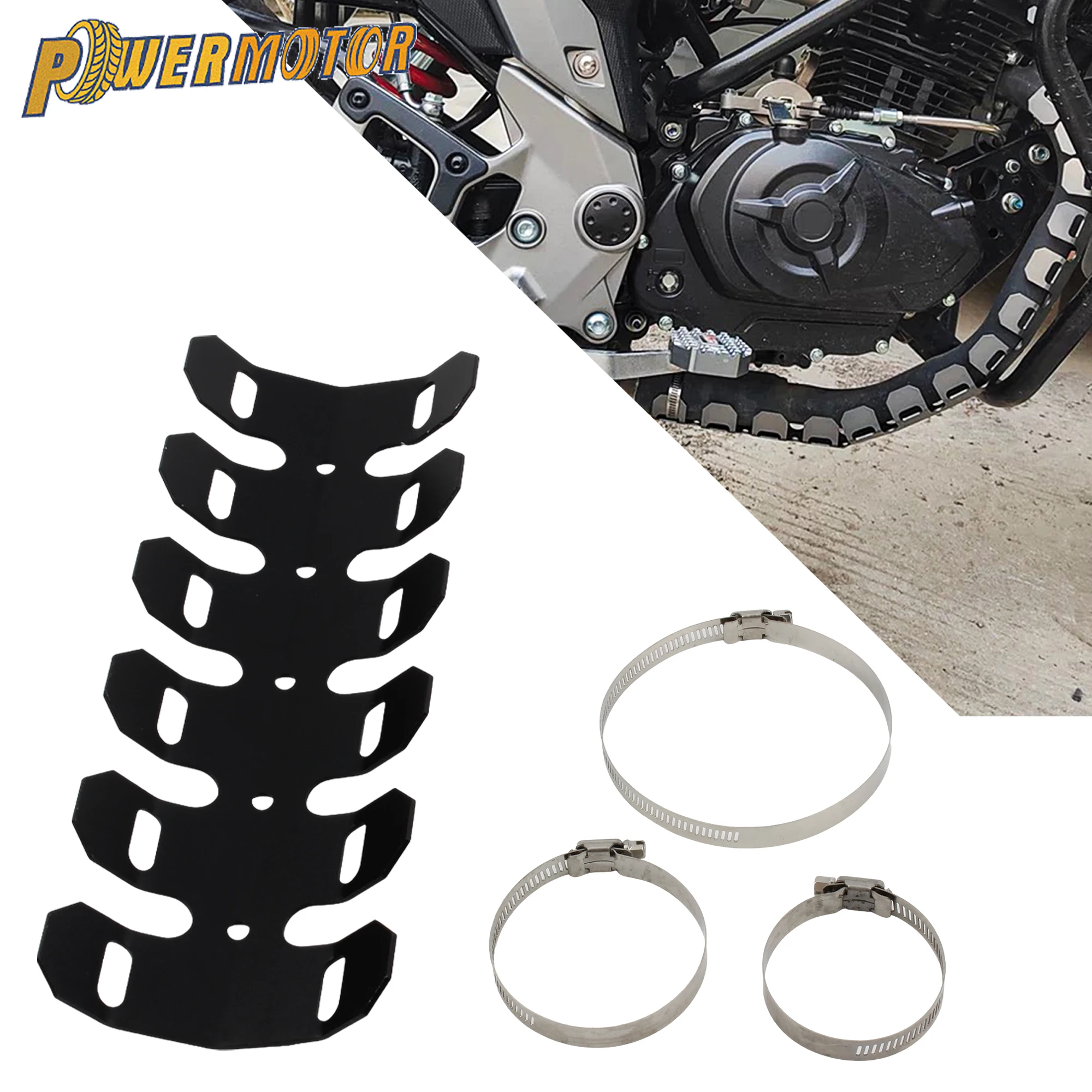 

Motorcycle Exhaust Heat Shield Muffler Protector Cover For BETA RR 350 390 430 480 for KTM Kawasaki Yamaha Honda Motocross Parts