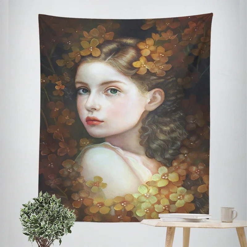 Home decorations Natural and Animal Styles room decor wall tapestry aesthetic bedroom aesthetic wall art large fabric tapestry