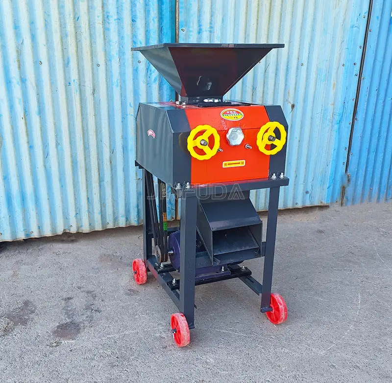 Corn Sheller Household Flour Mill for Chicken Duck Peanut Wheat Sorghum Brewing Flattening Breeding Squeezing Chicken Crusher