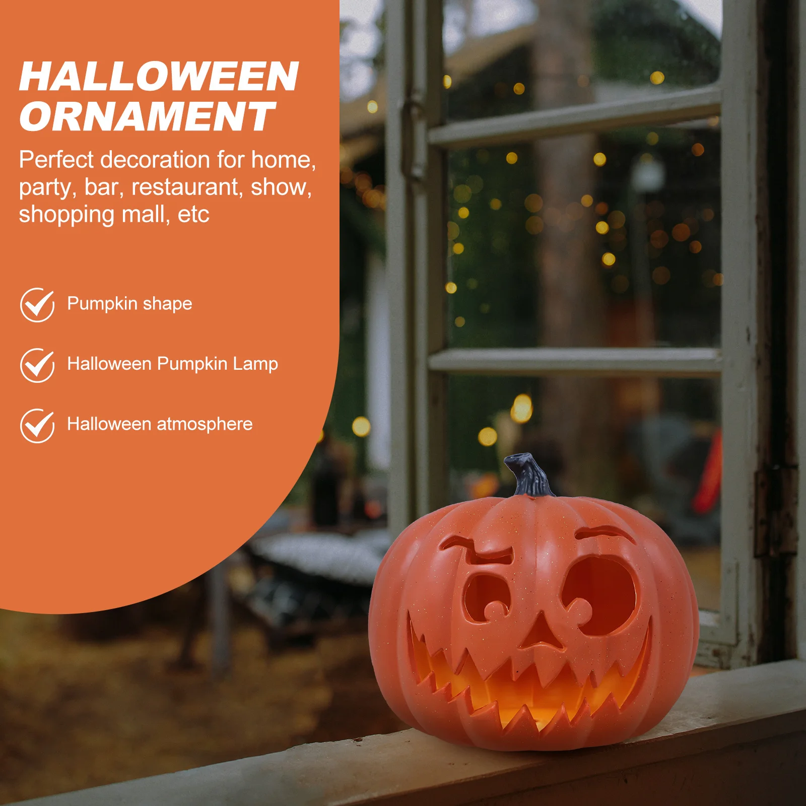 ضوء ديكور الهالوين، إضاءة ممتازة، أجواء دافئة، حفلة صور دعامة منزلية، ضوء اليقطين للهالوين، ديكور الحفلات