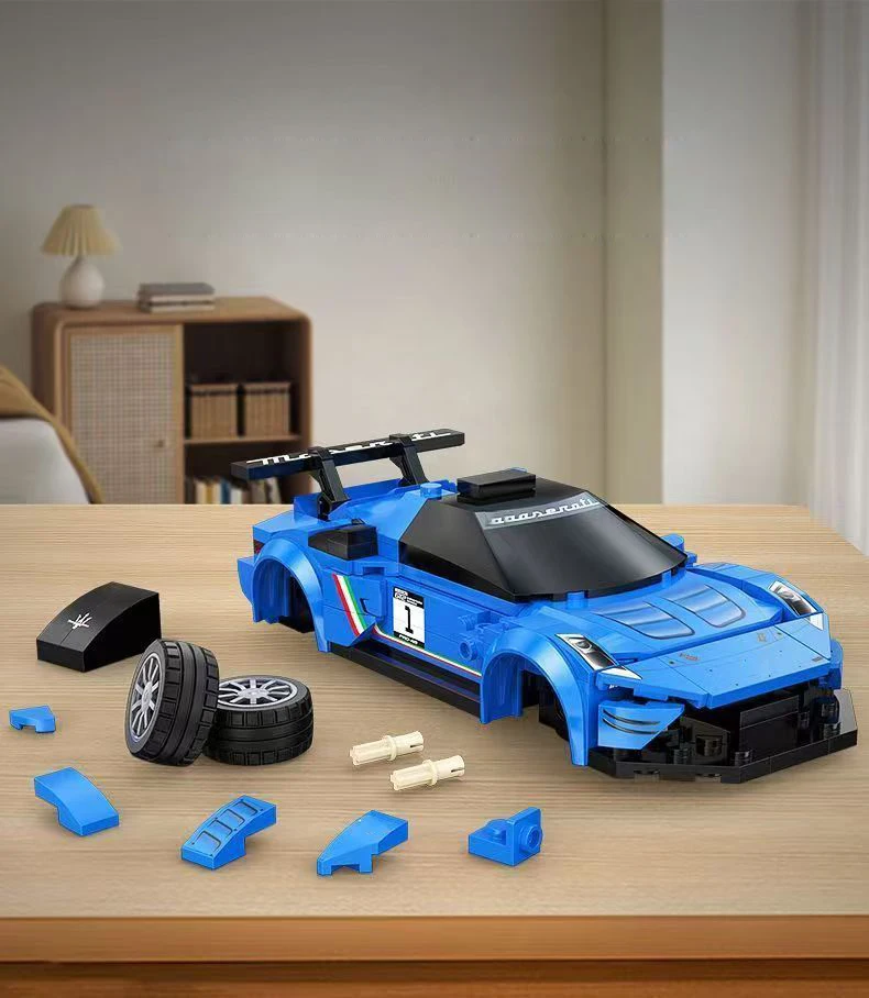 Champion 1:24 Maßstab Italien Super Sportwagen MT GT2 Stradale Bausteine Rennmodell-Sets Konstruktionsspielzeug für Kinder Geschenk – Detail 6