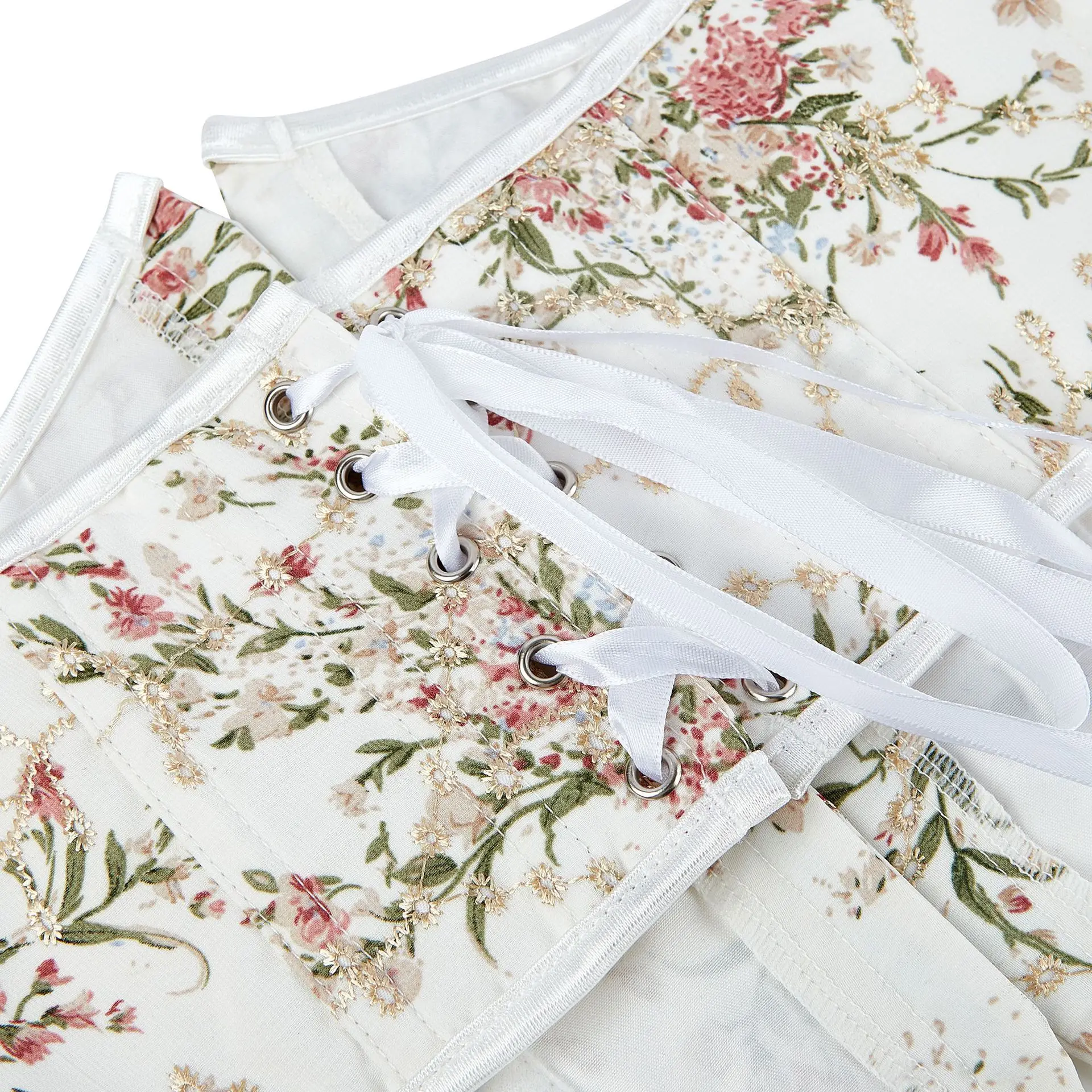 جديد البيج زهرة ونباتات نمط قصير الخصر ختم حزام الجسم AliExpress تيموا عبر الحدود 2025 نموذج جديد #4