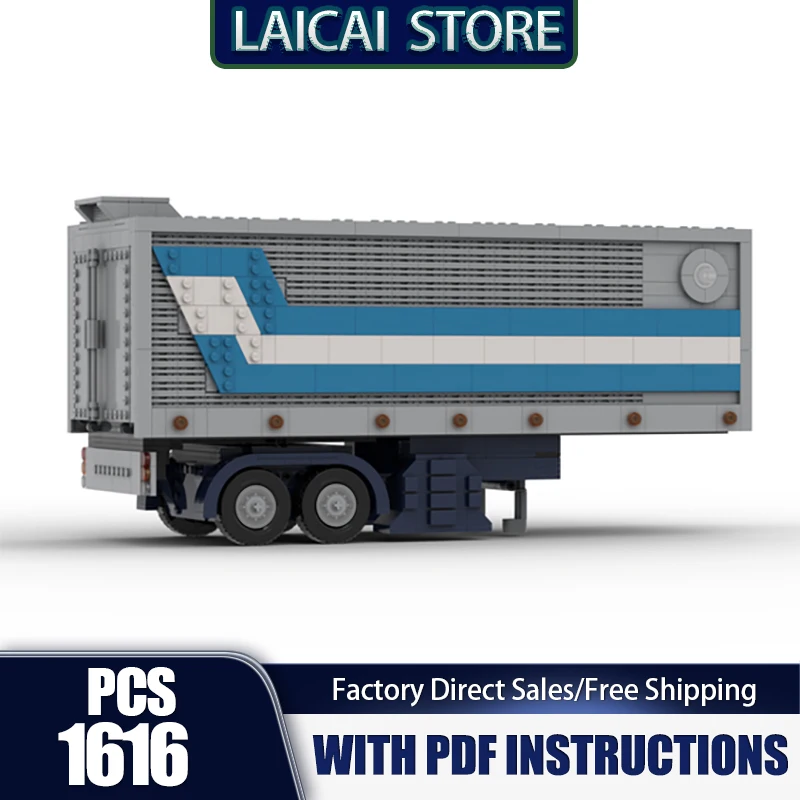 Urban Truck Model Moc Building Bricks Car Truck Rear Bucket Model Technology Modular Blocks Gift Christmas Toy DlY Sets Assembly