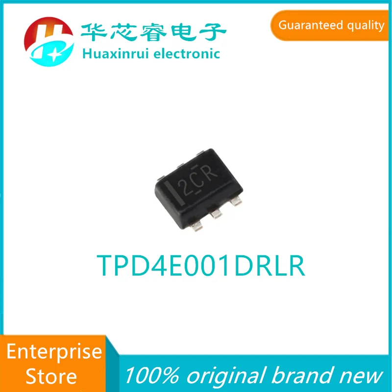 TPD4E001DRLR SOT-563 100% original brand new screen printed 2CR transient suppression diode TPD4E001DRLR