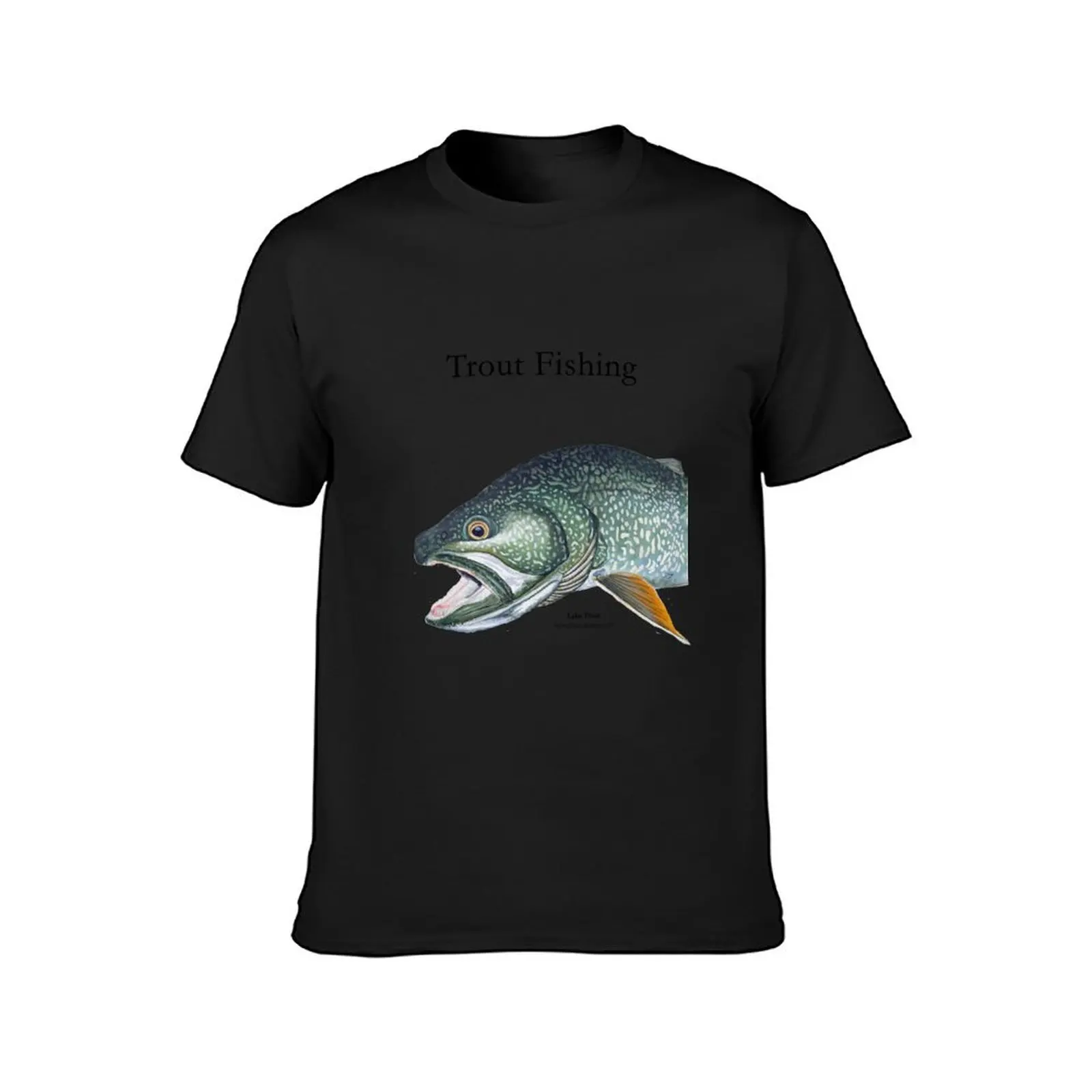 Siscowet Lake Trout T-Shirt Blouse vintage oversized t shirts for men