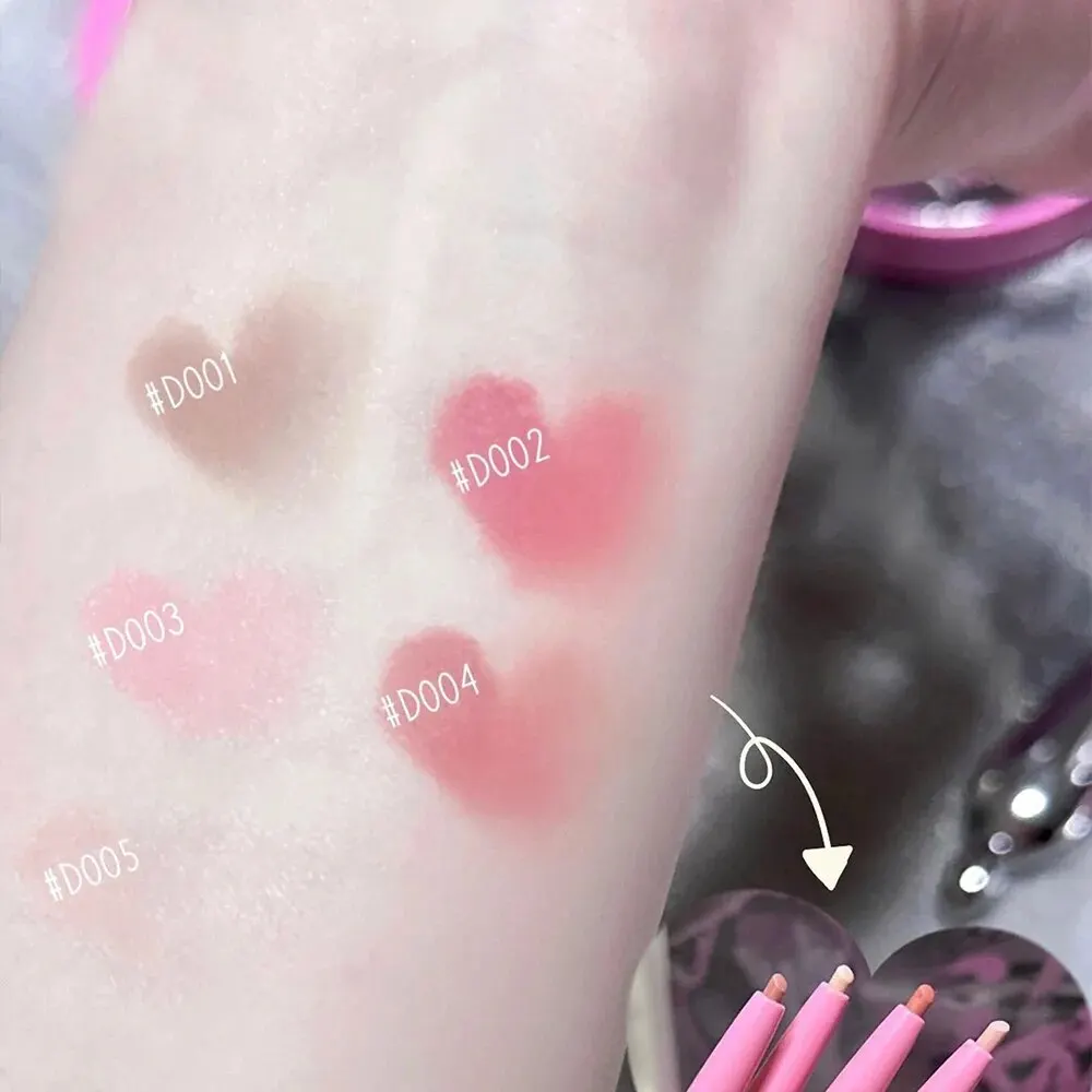 Nude Jules Liner avec pinceau Cappuvini, Style coréen, Maquillage, Longue durée, Velours 256, Rouge à lèvres