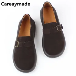 Careaymade-ręcznie robione buty damskie z prawdziwej skóry Boken, buty dla wygodnych jednej stopy japońskie buty z miękkiej skóry