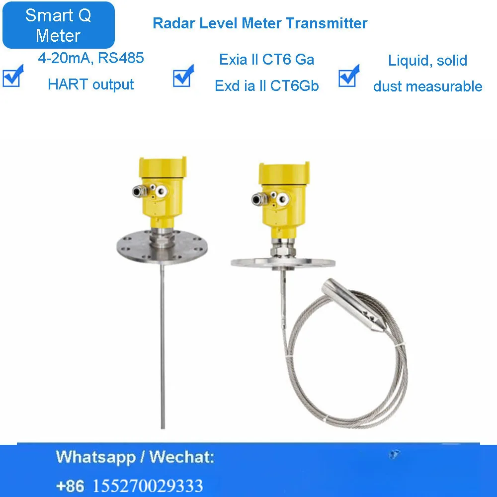 HART 26g Level Gauge Sensor Transmitter for Oil Level Measurement Mixing Station Cement Bunker Coal Bunker River Lake