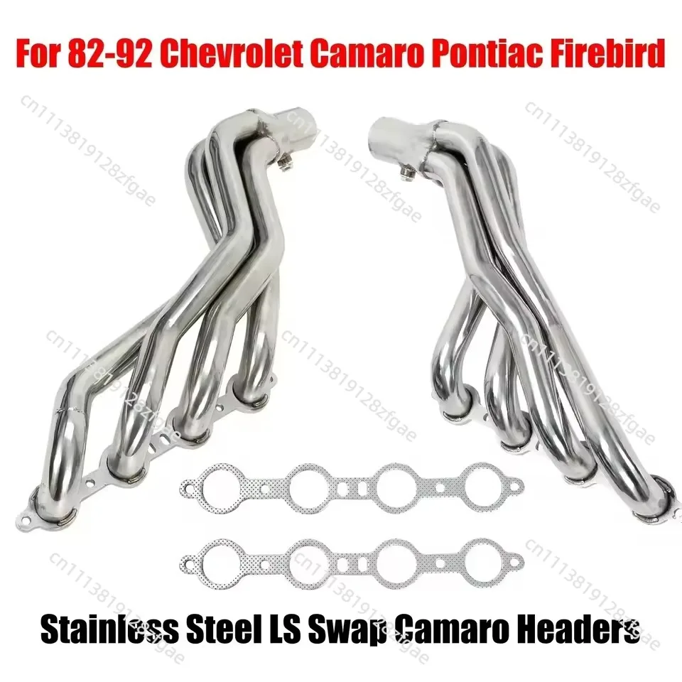 LS Swap Stainless Steel Exhaust Manifold Header for Chevrolet Pontiac Buick LS1, LS2, LS3, LS6