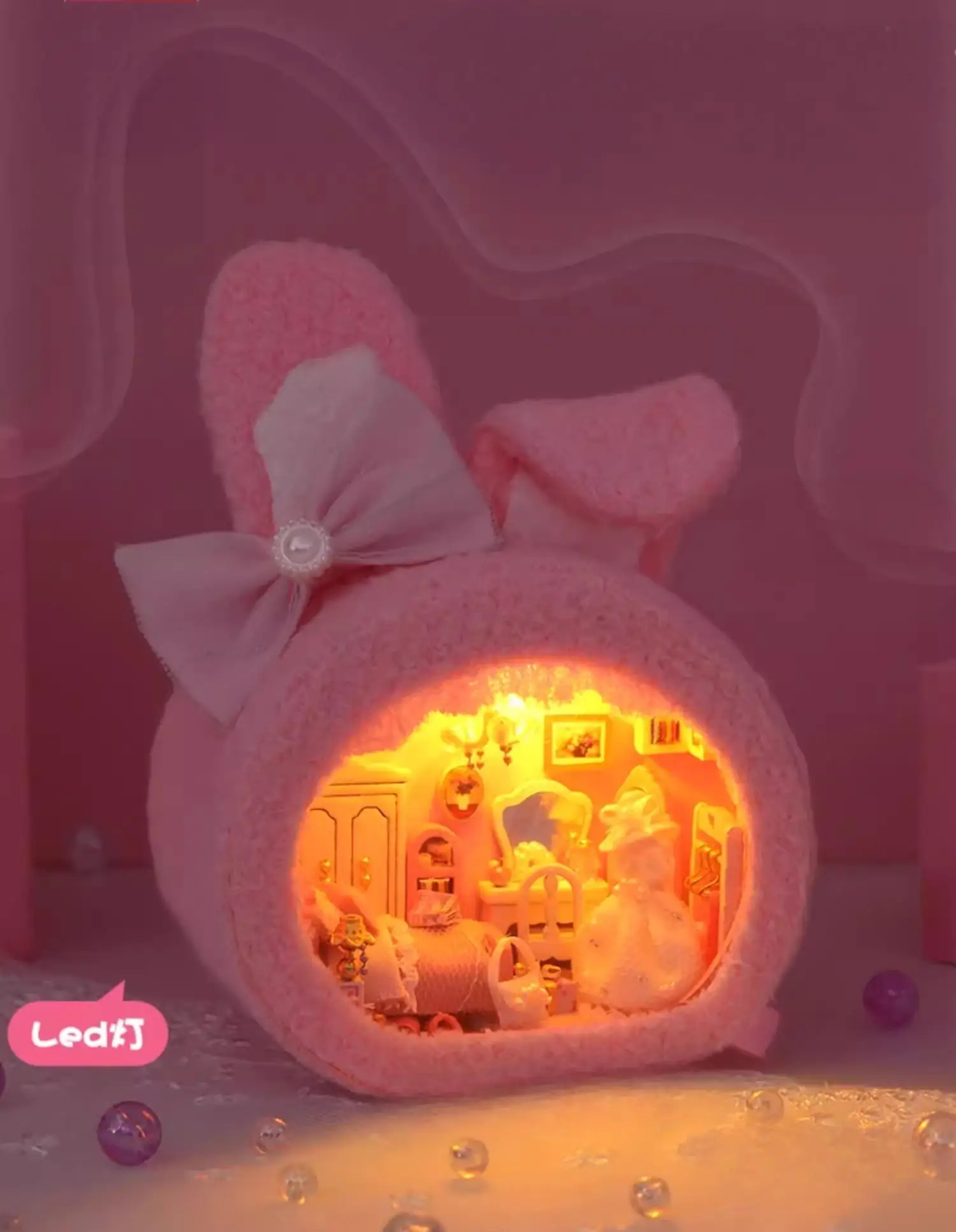 DIY 小屋ニンジンミニハウス手組み立てミニチュアシーンモデルビルディングブロックおもちゃかわいい誕生日ギフト女性