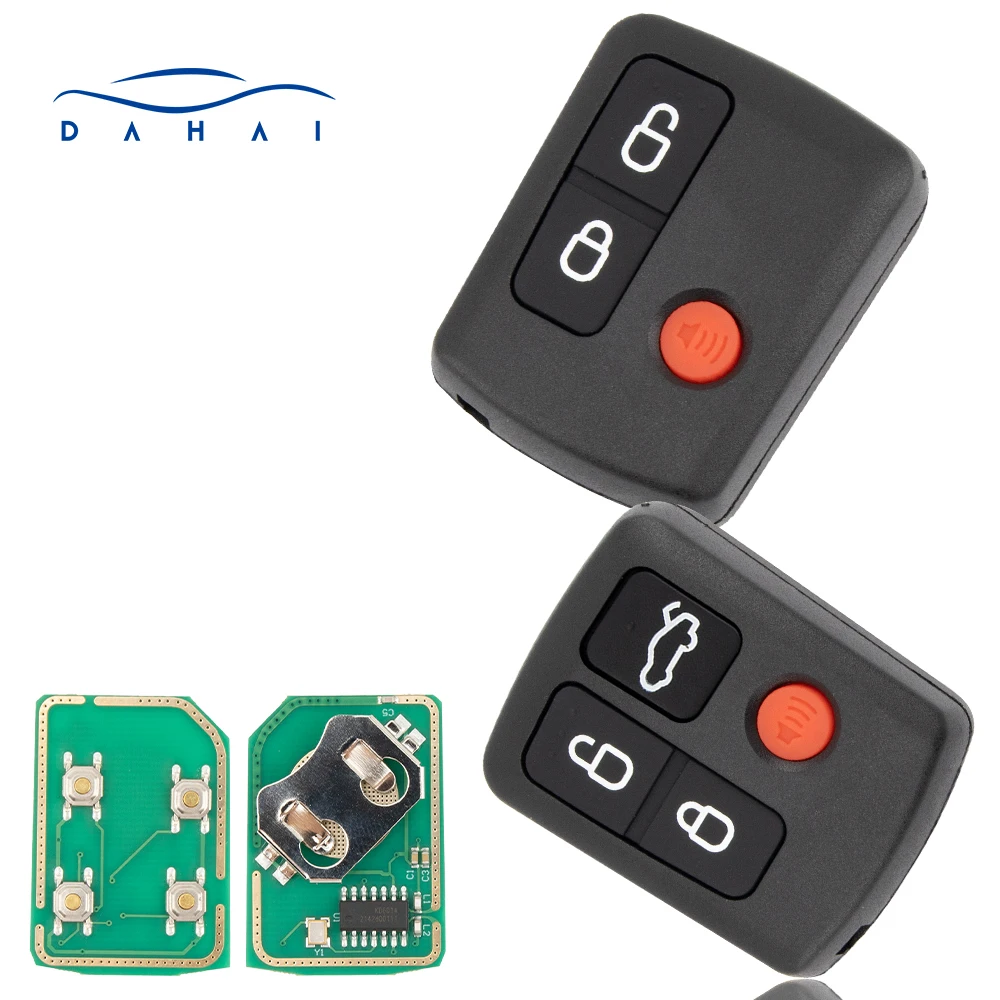 dahai  For Ford 3/4 Buttons 433Mhz Smart Car Key Fob For Ford BA BF Falcon SX SY Territory XR6 XR8 FPV Remote Key Replacement