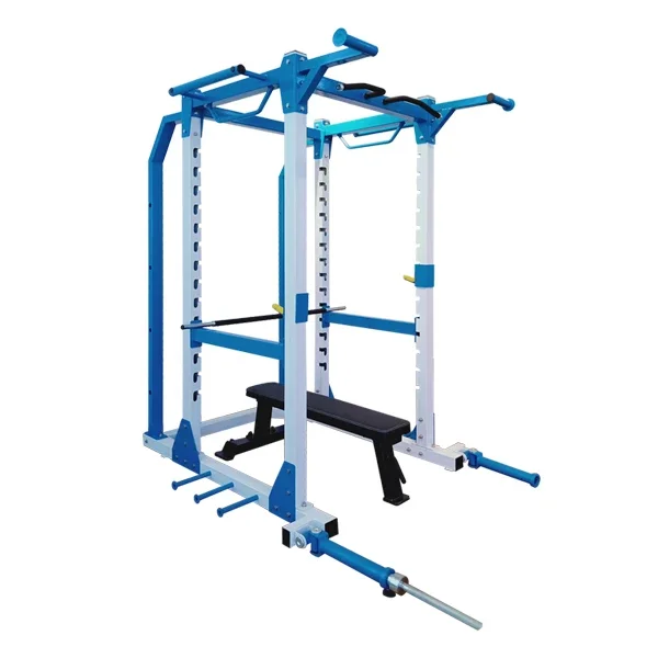 Professional Multifunctional Gym Equipment Manufacture Gym Fitness Power Cage Squat Rack with Weight Lifting Platform