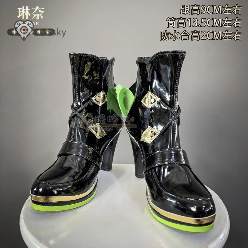 chaussures-de-cosplay-lynae-game-wuthering-waves-lynae-nouvelles-bottes-en-cuir-a-la-mode-pour-hommes-et-femmes-talons-hauts-pour-fete-d'halloween