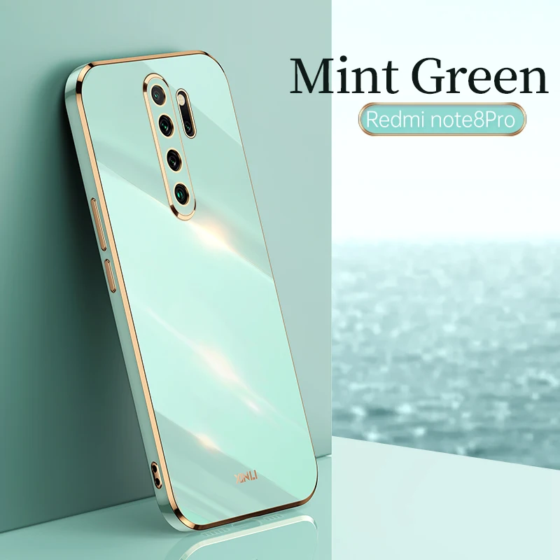 For Xiaomi Redmi Note 8 Pro Cover High Quality Soft TPU Case For Redmi Note 8 Pro Anti-fingerprint Camera protection