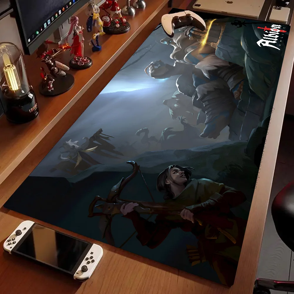 Game A-Albion Mousepad Large Gaming Mouse Pad LockEdge Thickened Computer Keyboard Table Desk Mat