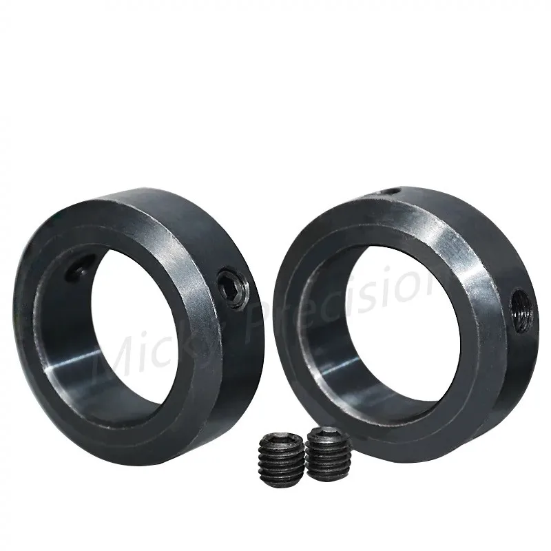 표준형 탄소강 샤프트 칼라 고정 링 ID 6/8/10/12/13/14/15/16/17/18/20/22/25/30/35/40/50mm