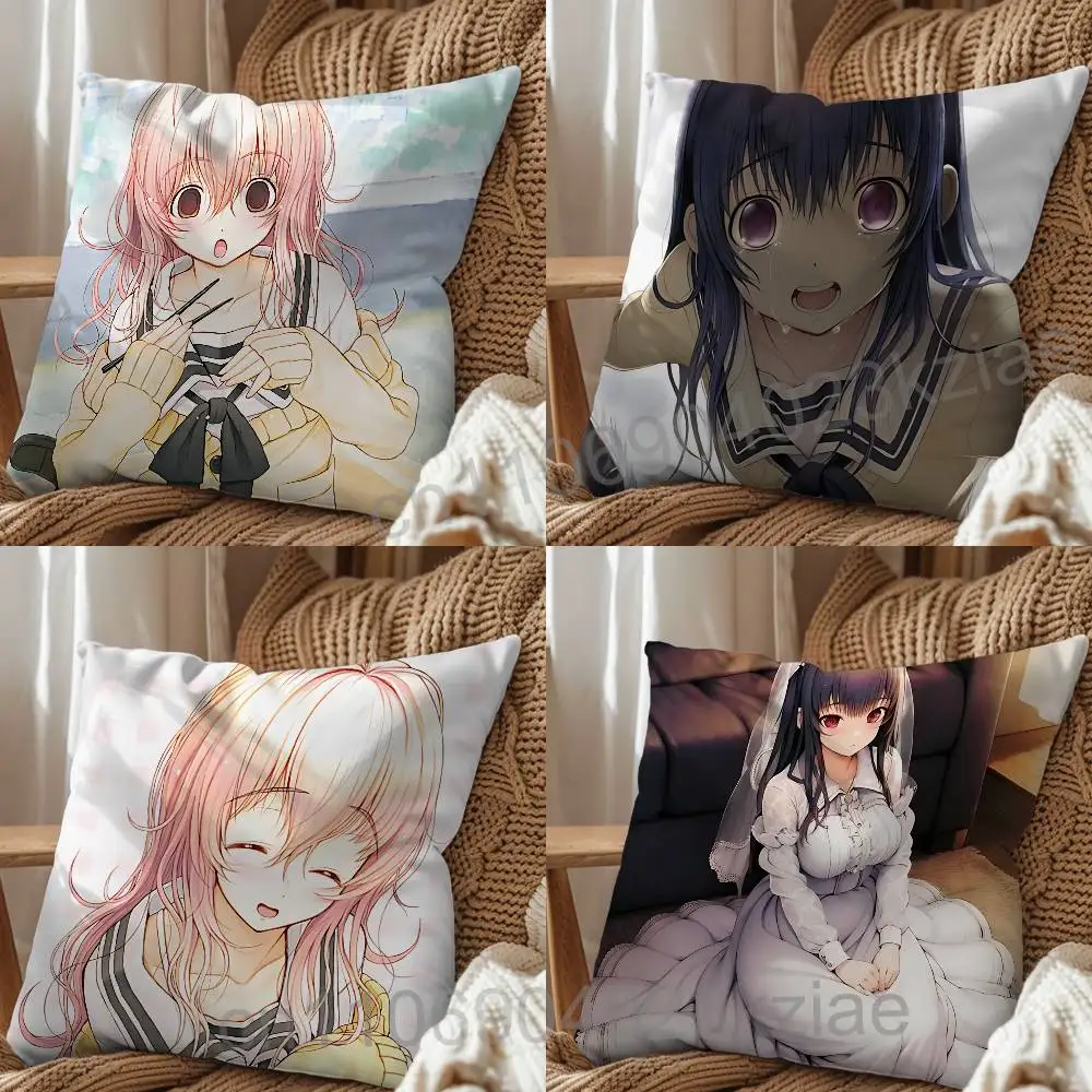 Emotional fiction Miyuki Sone Totono Pillow Case Office Cushions Suitable For Sofa Car Bedroom Decorative Cushion Cover