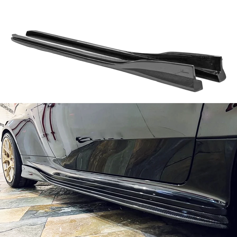 For GR YARIS GXPA16 V Type Carbon Fiber Side Skirts Body Kit