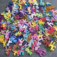Original Multiple Styles 4-6cm Mini Pet Doll Classic Cartoon Anime Movies Mermaids Unicorn Dolls Girls  Holiday Gift Toys