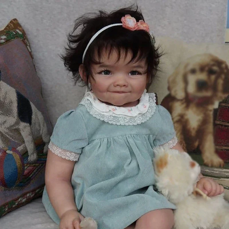 Kit de boneca reborn inacabada e sem pintura de 28 polegadas Raya Lifesize cor fresca peças de boneca de toque macio
