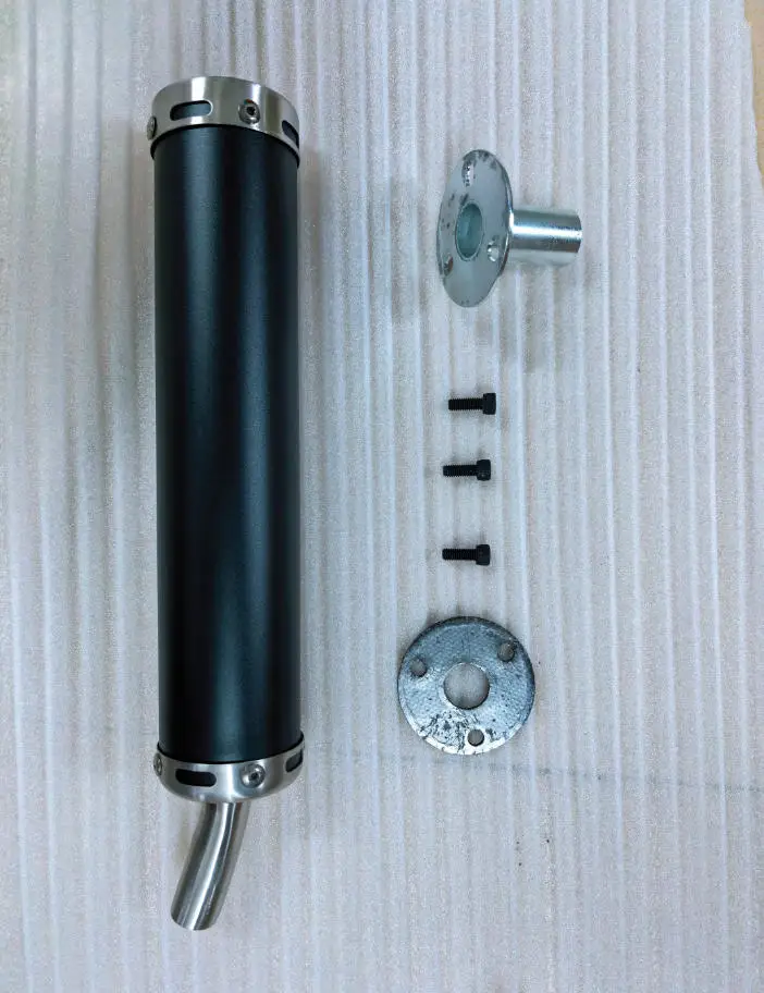 Universal Motorcycle Exhaust Muffler Pipe For Street Scooter Motocross Escape Moto