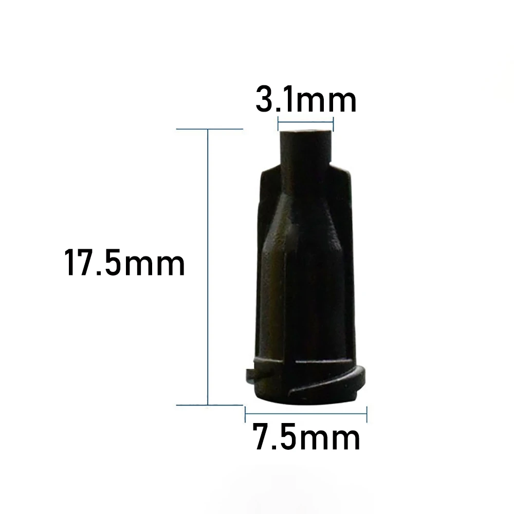 10pcs Plastic Syringe Tips Caps Plug Standard Syringe Luer Stop Caps Injector Dispenser Dispensing Needle Sealing Cap