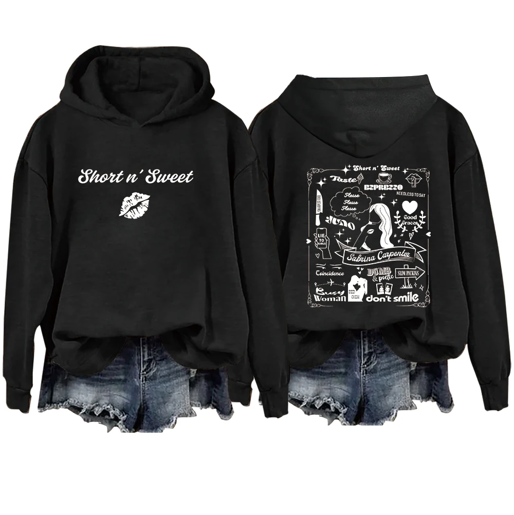 Sabrina Short n' Sweet Music Album Songs Hoodie Men/Women Fans Gift Vintage Casual Hoodies