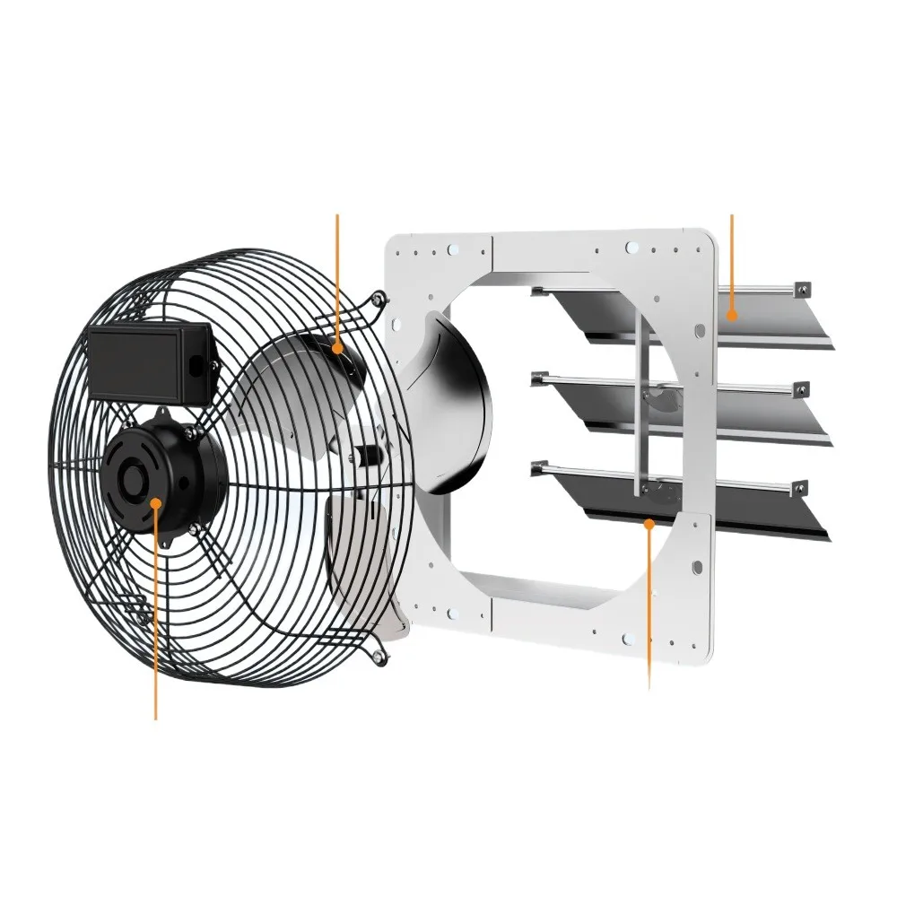 Blinds, fans, exhaust fans, wooden houses, smoke exhaust, hydroponics, warehouse chicken shed, strong exhaust, ultra-quiet