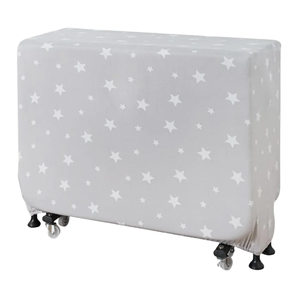 Elasticized Folding Bed Cover for Dust Protection in For Office Nap Areas and Temporary Camping Setups Milk Silk Fabric